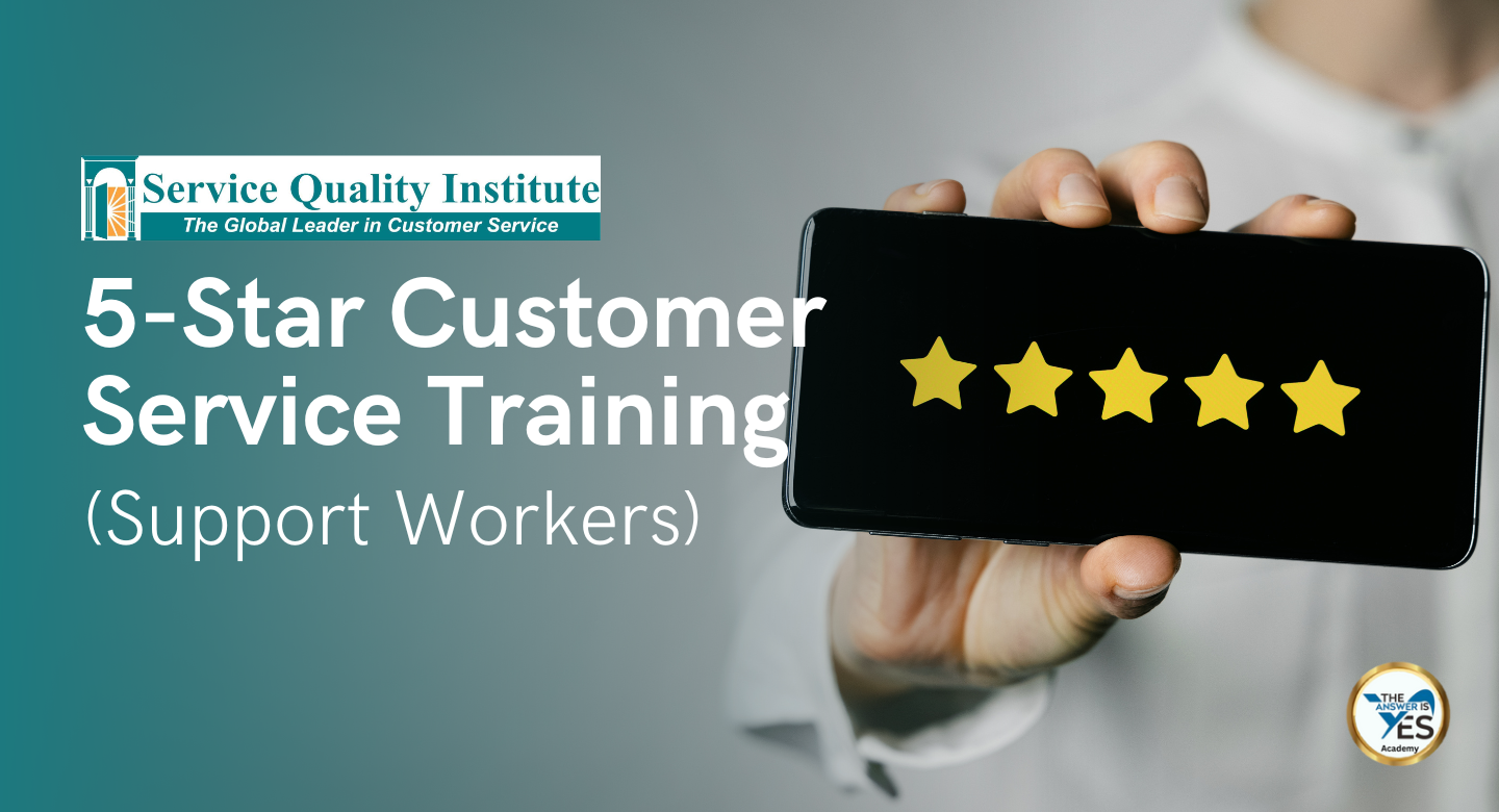 5-Star Customer Service Training Support Workers course for compassionate client care and professional service delivery