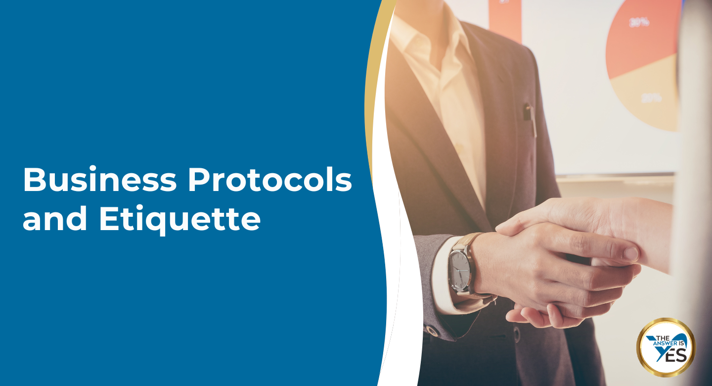 Business Protocols and Etiquette course for professional conduct and confident workplace presence