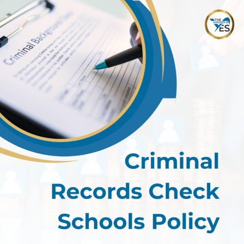 Criminal Records Check Schools Policy