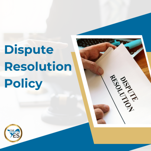 Dispute Resolution Policy