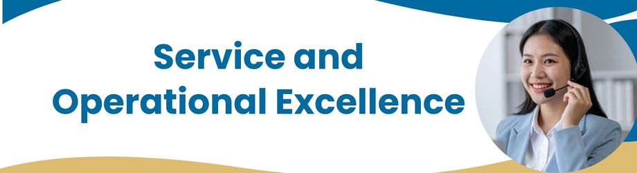 Service and Operational Excellence program stream for improving efficiency, quality, and consistent service performance