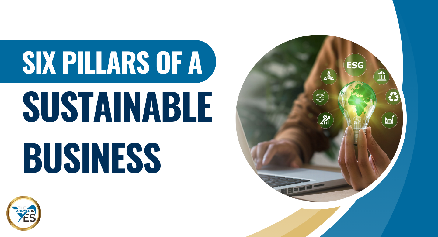 Six Pillars of a Sustainable Business course for building resilient systems and long-term business success