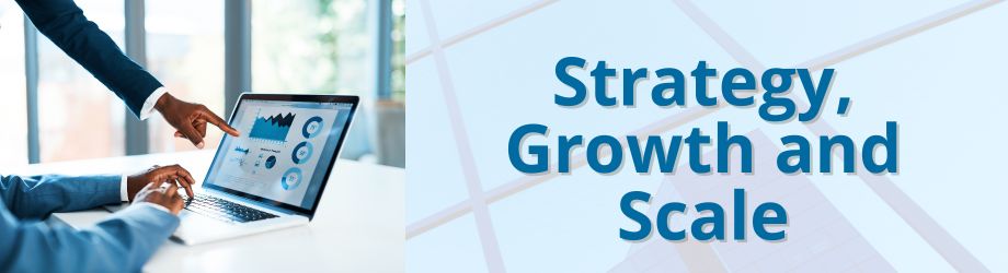 Build strategy, growth and scale capability to expand your business, win opportunities and create sustainable long-term success.