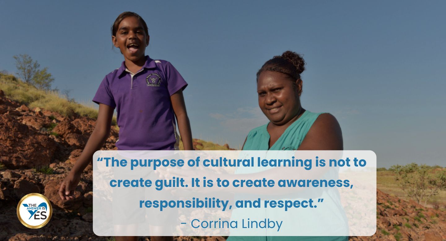 “The purpose of cultural learning is not to create guilt. It is to create awareness, responsibility, and respect.” - Corrina Lindby