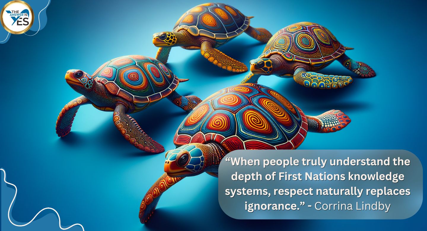 “When people truly understand the depth of First Nations knowledge systems, respect naturally replaces ignorance.” — Corrina Lindby